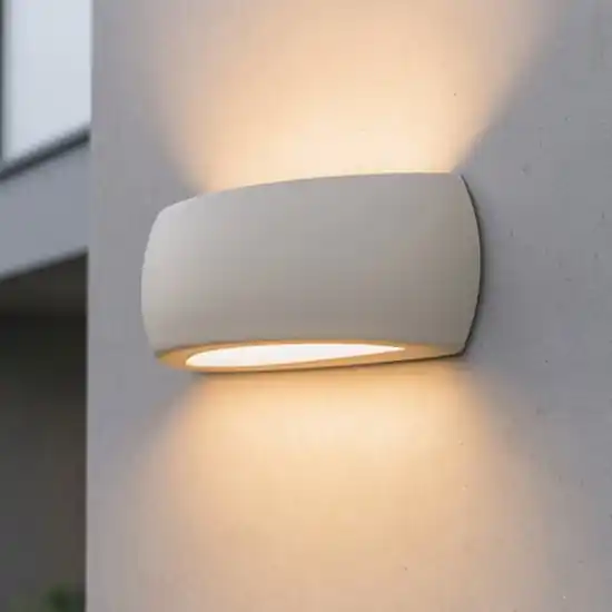 Promozione Esclusiva Alassio top light grigio applique esterno anti corrosione ip66