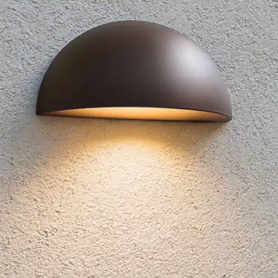 Offerta Applique per esterno ip44 h14 cm ruggine corten
