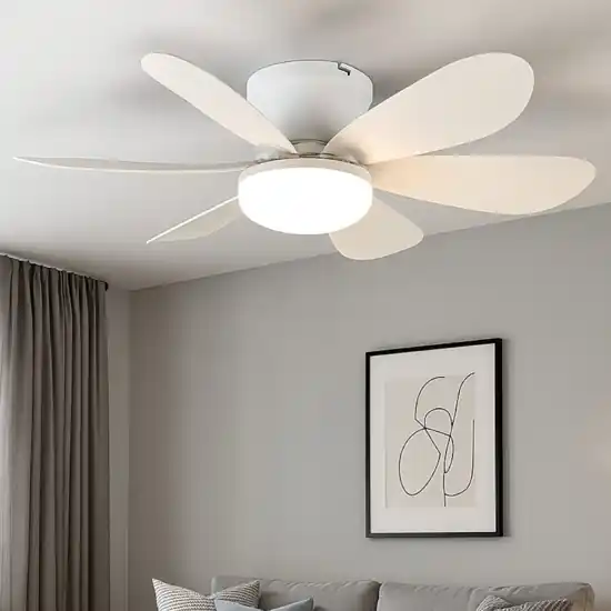 Pagamento Sicuro Ventilatore palermo bianco da soffitto con luce telecomando