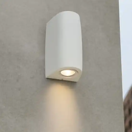 Applique bianca per esterni top light aosta monoemissione ip55 Consegna Rapida