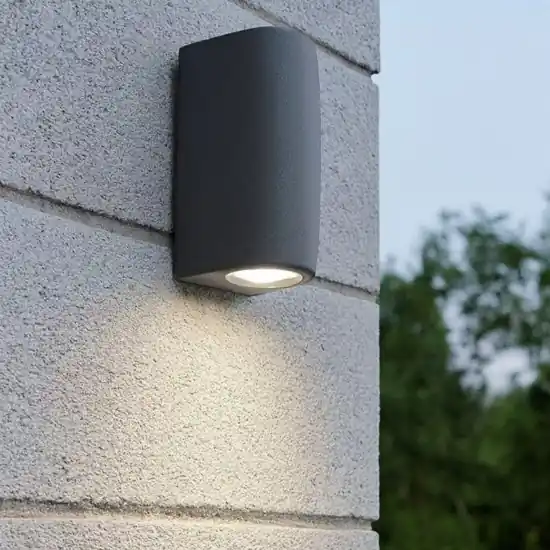 Offerta Limitata Top light aosta applique da esterno grigia ip55