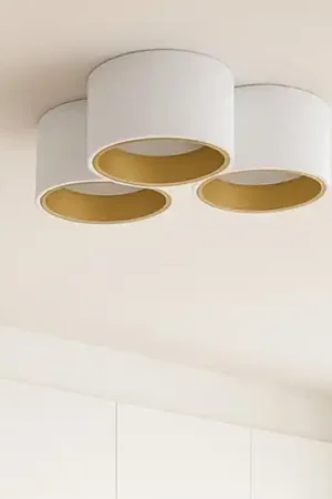 Sforzin nasso plafoniera a soffitto di gesso 3 luci Offerta Lampo