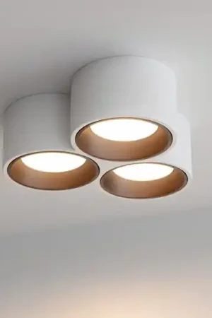 Quantità Limitata Sforzin nasso plafoniera di gesso moderna 3 luci bronzo