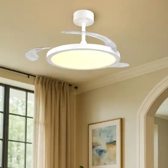 Lampadario ventilatore con pale da soffitto moderno con luce telecomando Must-Have