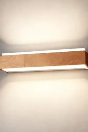 A Buon Prezzo Top light bios foglia rame applique moderna rettangolare