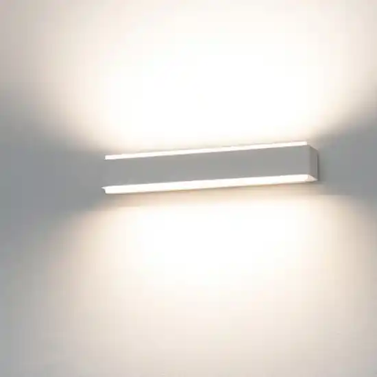 Promo Stagionale Applique moderna bianca rettangolare bios dm top light