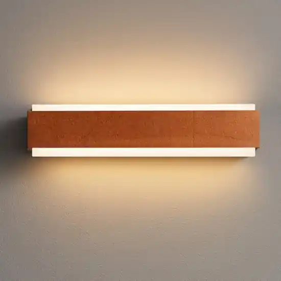 Prezzo Basso Top light bios dm foglia rame applique da parete rettangolare