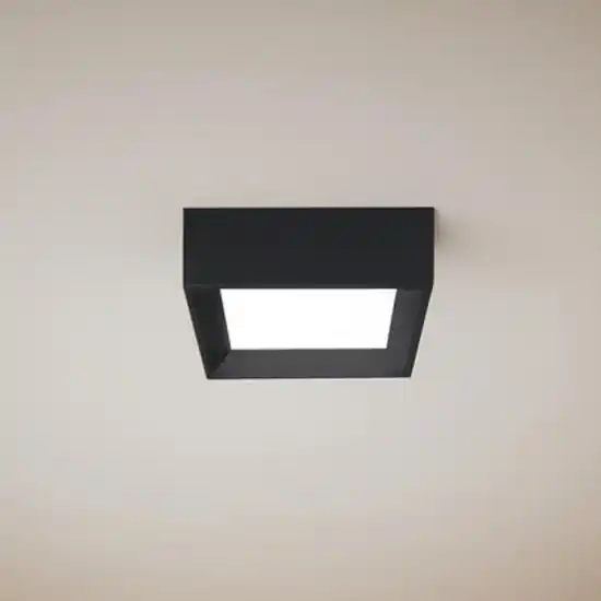 Plafoniera led 3000k nera linea light tara mini Prezzo Conveniente