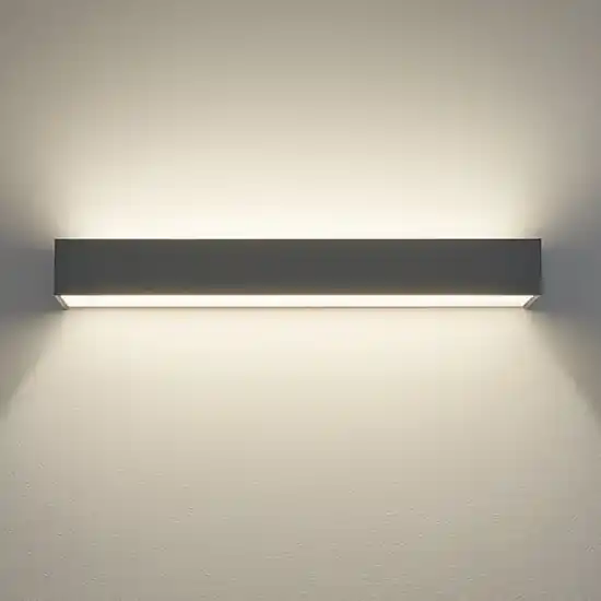 Sconto Applique da parete bios top light antracite rettangolare 24w