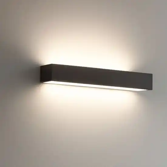 Compra Adesso Applique da parete bios marrone rettangolare top light
