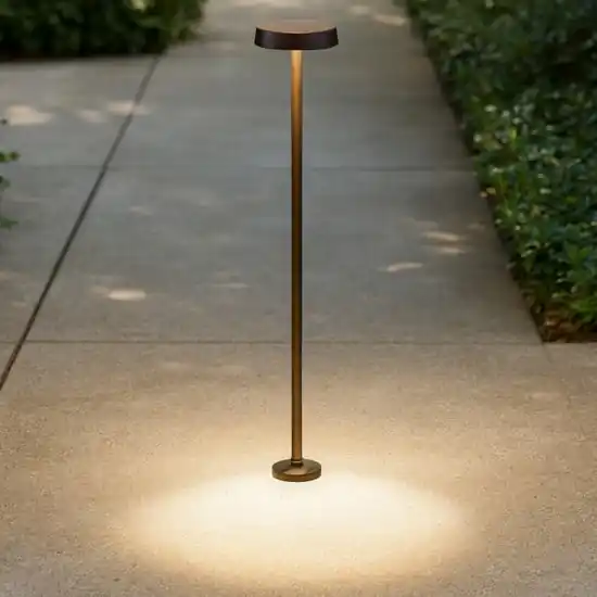 Promozione Lampione da esterno pistillo linea light marrone ip65 led