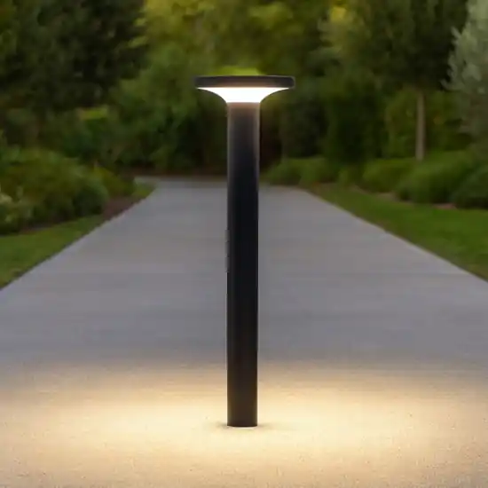 Prezzo Di Fabbrica Linea light bond lampione da giardino ip65 nero led 3000k h80 cm