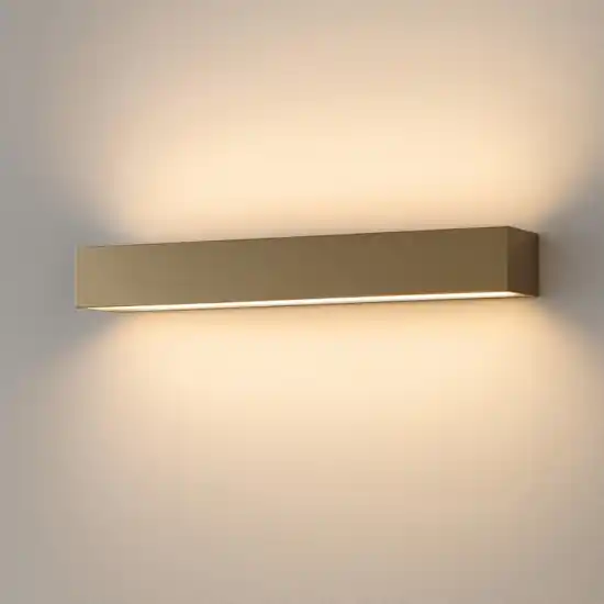Applique oro da parete top light led 18w 3000k 4000k Spedizione Espresso