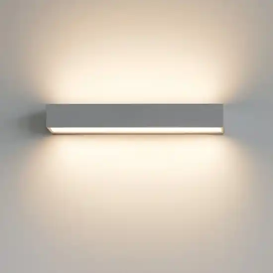 Applique toplight grigia led 18w 3000k 4000k rettangolare A Buon Prezzo
