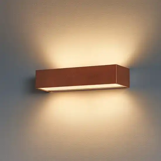 Toplight bios applique moderna foglia rame 12w 3000k 4000k Occasione