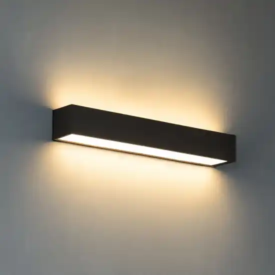 Promo Stagionale Applique moderna rettangolare marrone led 18w 3000k 4000k