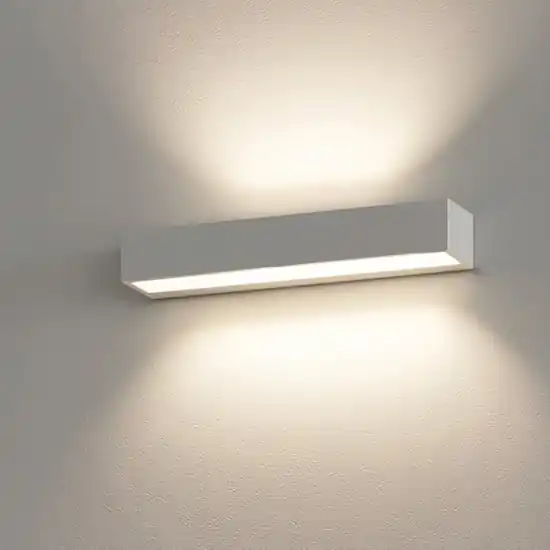 Ultimissimo Modello Applique moderna da parete bianca led 18w 3000k 4000k top light bios
