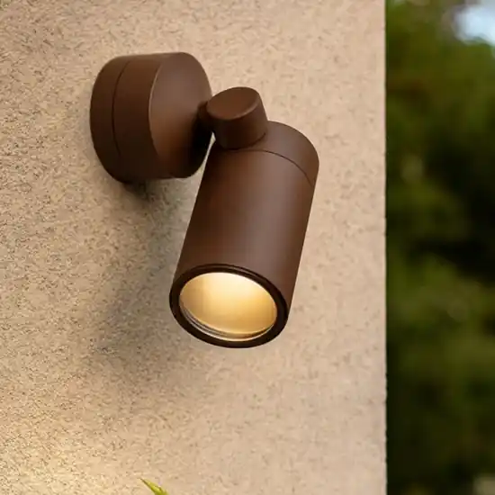Faretto per esterno orientabile marrone ip65 linea light visione Ordina Subito