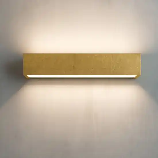 Applique moderna foglia oro 12w 3000k 4000k top light bios Prezzo Di Fabbrica
