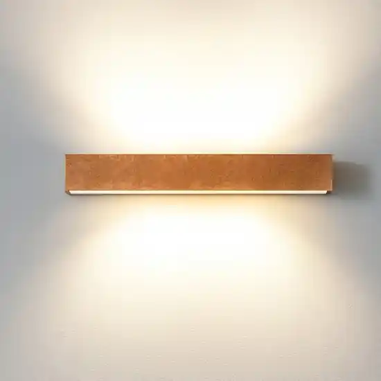 Occasione Top light bios foglia rame applique moderna led 18w 3000k 4000k