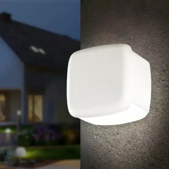 Applique da esterno biemissione ip65 bianca linea light miniwhite Prezzo Di Fabbrica