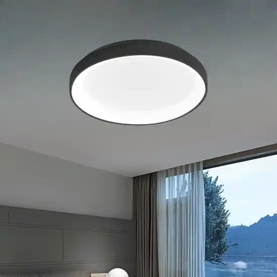 Krizia p-p led 30w 3000k plafoniera da cucina tona nera gea luce Offerta Speciale
