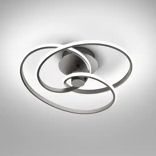 Diva titanio gea luce plafoniera led 40w 3000k Quantità Limitata