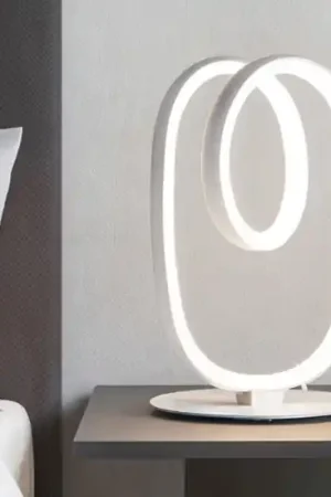 Abat jour da comodino diva titanio gea luce design moderna Prezzo Conveniente