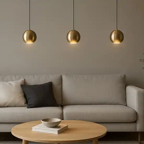 Ultimissimo Modello Lampadario guya oro gea luce 3 led 24w 3000k