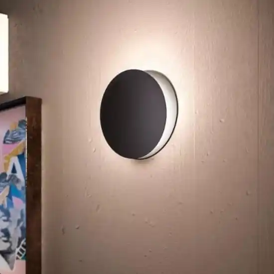 Yo yo linea light applique led 3000k nero design tondo Compra Online