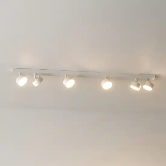 Plafoniera bianca 6 luci orientabili per cucina toplight Consegna Rapida