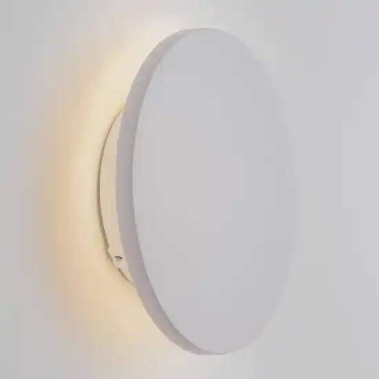 Novità Applique da esterno disco led 7w 3000k bianco