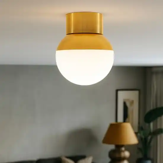Linea light rossini plafoniera da soffitto oro led 6w 3000k Novità