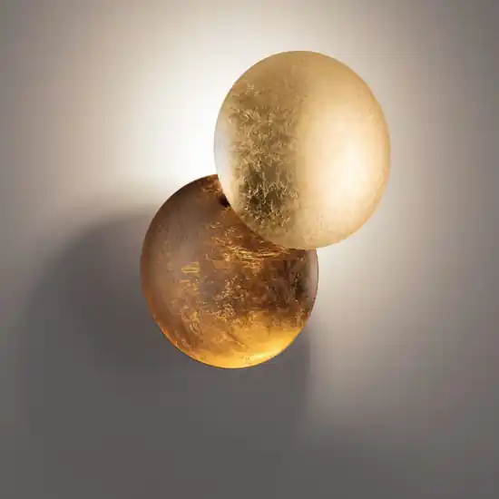 Prezzo Scontato Applique sole foglia oro orientabile led 6w 3000k moderna