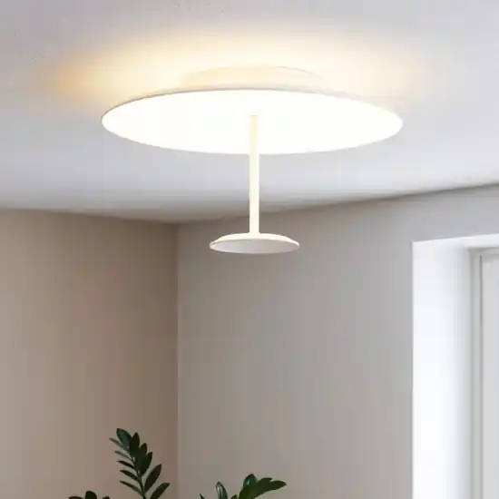 Spedizione Espresso Plafoniera nina moderna bianca led 15w 3000k dimmerabile