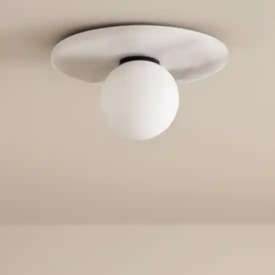 Plafoniera dor di marmo bianco moderna rotonda Prezzo Di Fabbrica