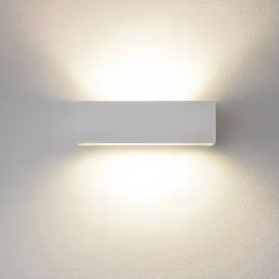 Must-Have Applique in gesso led 3000k linea light gypsum w1 mono emissione