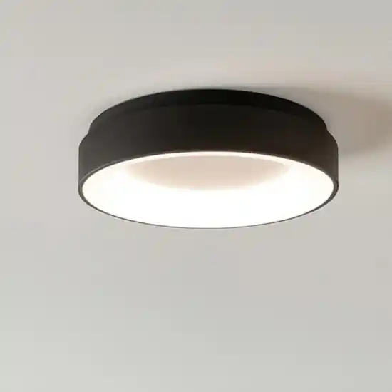 Spedizione Espresso Inner-r plafoniera 48 rotonda nera led 40w 3000k 4000k dimmerabile vivida