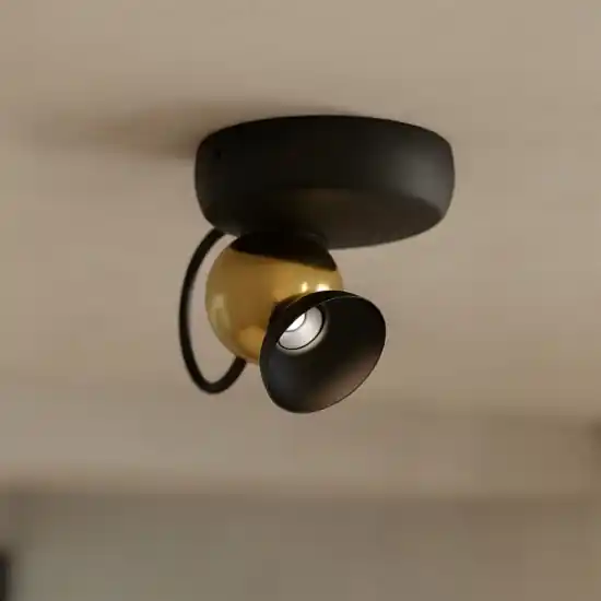 Direttamente Dal Produttore Faretto da soffitto orientabile duck linea light led 10w 3000k oro