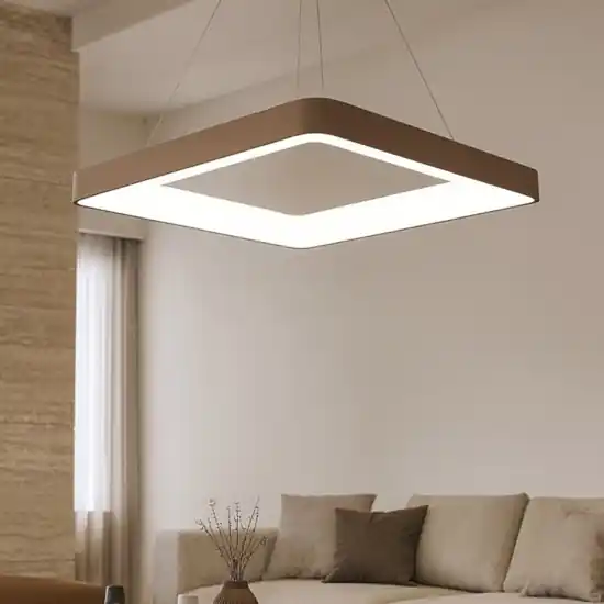 Lampadario inner-s 80 sabbia led 80w 3000k 4000k dimmerabile vivida Super Prezzo