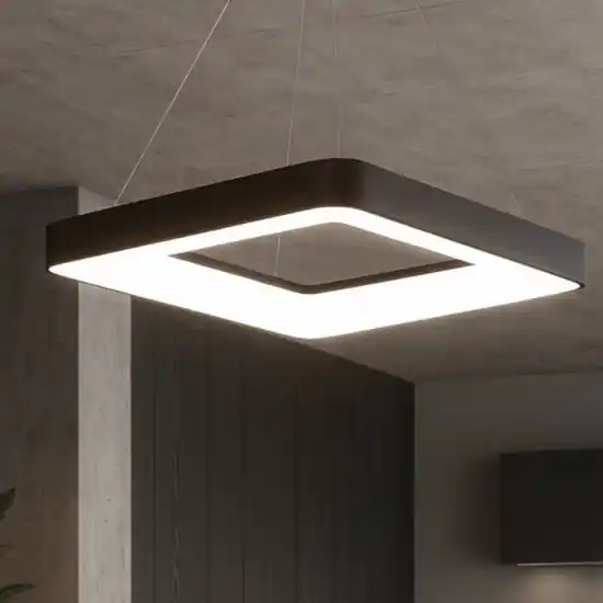 Economico Lampadario vivida inner-s 80 nero led 80w 3000k 4000k