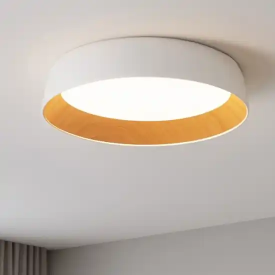 Plafoniera led 50w 3000k per cucina bianco effetto legno Promozione