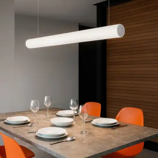 Lampadario moderno linea light tu-0 led 3000k tubolare Promozione