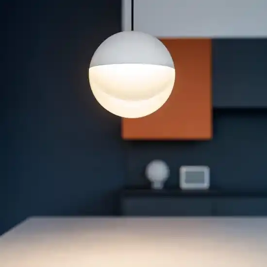 Professionale Rossini linea light lampada a sospensione sfera bianca led 3000k