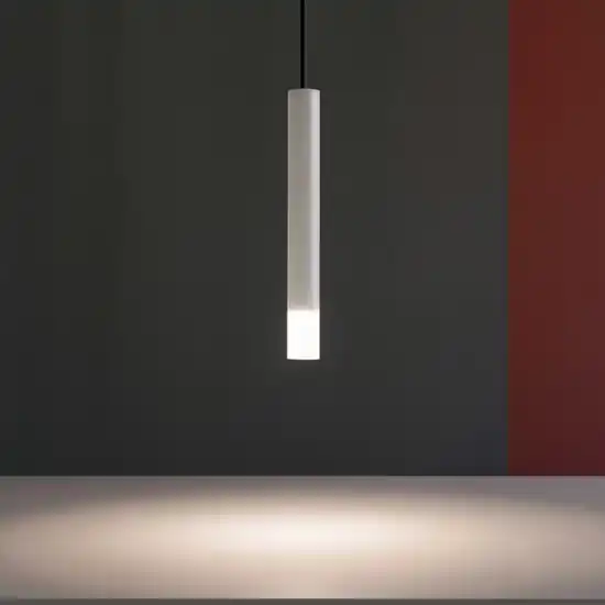 Lampada a sospensione cilindro bianco led 2w linea light sinfonia Saldi