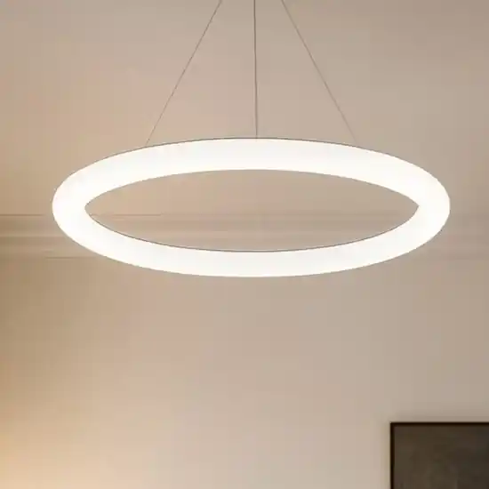 Subito Disponibile Lampadario cerchio led 51w 3000k linea light polo 96cm