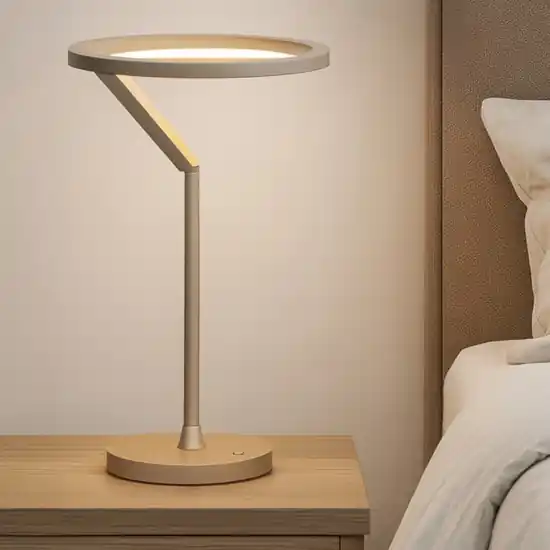 Offerta Speciale Lampada da tavolo design moderna moca caffe led dimmerabile