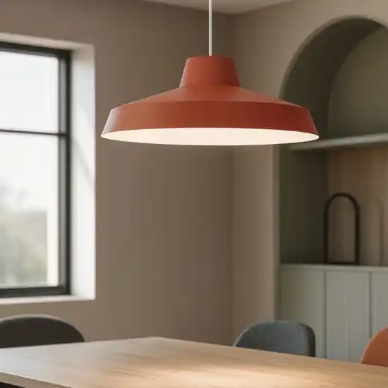 Lampadario moderno rosso linea light miguel led 3000k Offerta Speciale