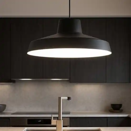 Lampadario da cucina nero miguel linea light led 3000k A Buon Prezzo