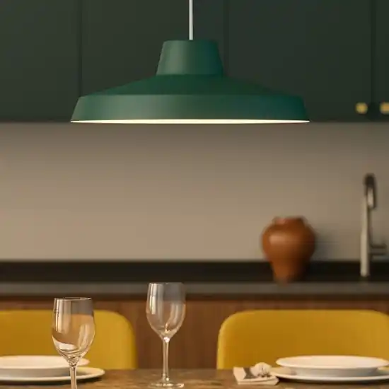 Linea light miguel lampadario da cucina verde led 3000k Reso Gratuito